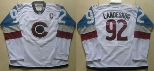 Colorado Avalanche #92 Gabriel Landeskog White 2016 Stadium Series Stitched NHL Jersey