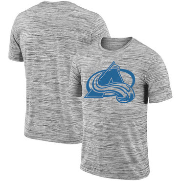 Colorado Avalanche 2018 Heathered Black Sideline Legend Velocity Travel Performance T-Shirt Colorado Avalanche 2018 Heathered Black Sideline Legend Velocity Travel Performance T-Shirt