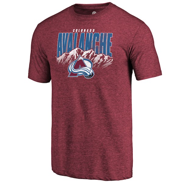 Colorado Avalanche Fanatics Branded Burgundy Hometown Collection Tri Blend T-Shirt Colorado Avalanche Fanatics Branded Burgundy Hometown Collection Tri Blend T-Shirt
