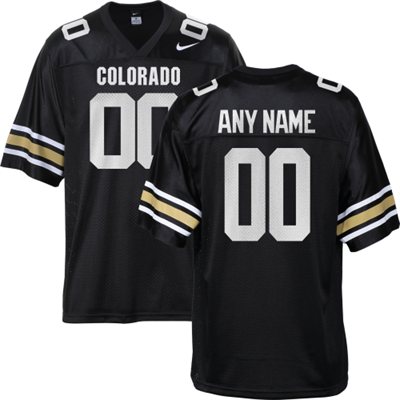 Colorado Buffaloes Black Customized Jerseys Colorado Buffaloes Black Customized Jerseys