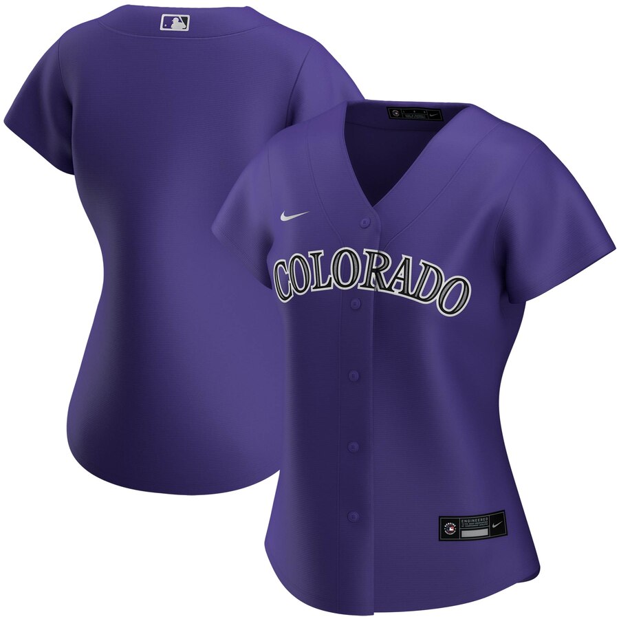 Colorado Rockies Nike Women's Alternate 2020 MLB Team Jersey Purple Colorado Rockies Nike Women's Alternate 2020 MLB Team Jersey Purple