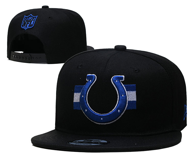 Colts Black Snapback Hat --YD