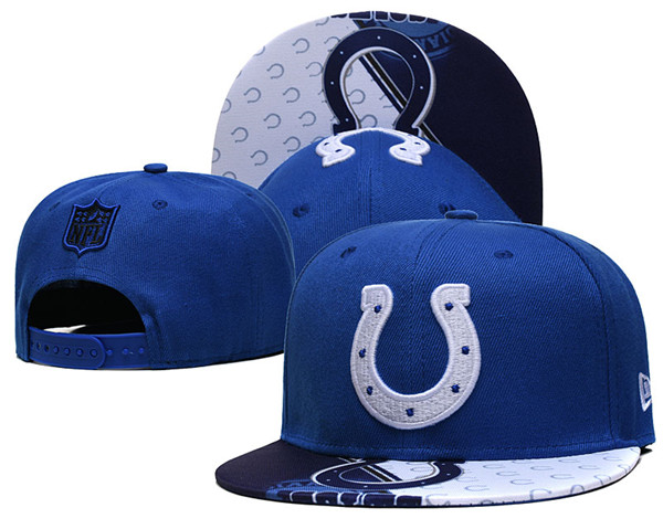 Colts Blue Snapback Hat- -GS