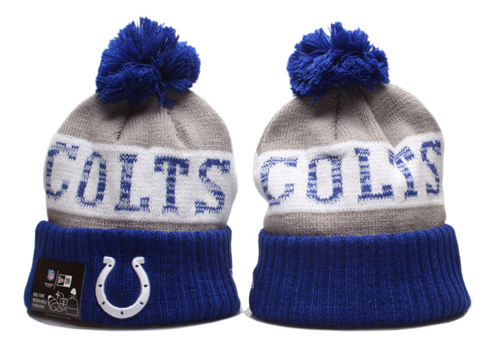 Colts Team Logo Pom Knit Hat YP