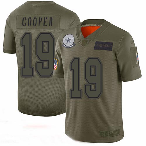 Cowboys #19 Amari Cooper Camo Youth Stitched Football Limited 2019 Salute to Service Jersey Cowboys #19 Amari Cooper Camo Youth Stitched Football Limited 2019 Salute to Service Jersey