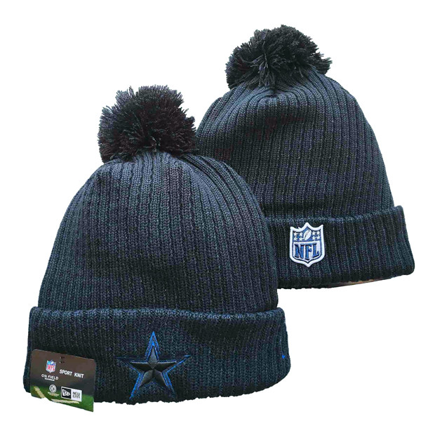 Cowboys Black Knit Hat -YD