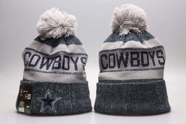 Cowboys Fresh Logo Gray Knit Hat YP