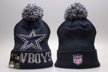 Cowboys Fresh Logo Navy Knit Hat YP