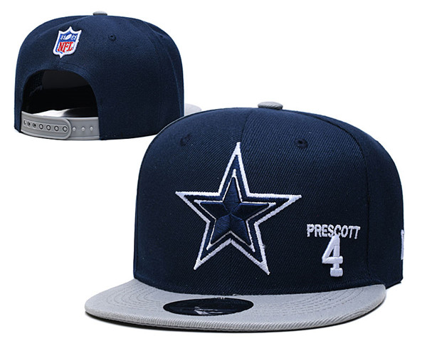 Cowboys Team Logo  #4 Prescott Adjustable Hat 1TX