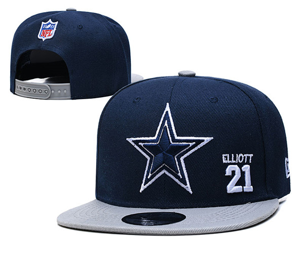 Cowboys Team Logo #1 Elliott Adjustable Hat 5 TX