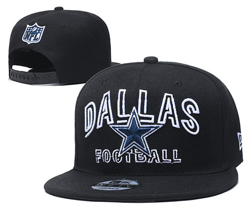 Cowboys Team Logo Black Adjustable Hat YD