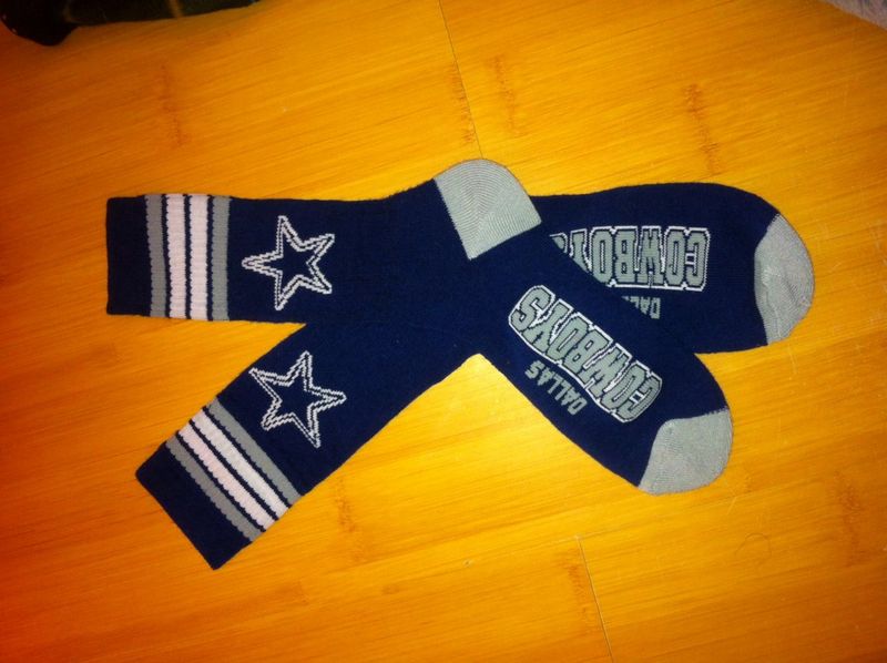 Cowboys Team Logo Blue NFL Socks Cowboys Team Logo Blue NFL Socks