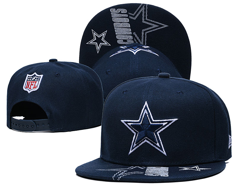 Cowboys Team Logo Navy Adjustable Hat GS