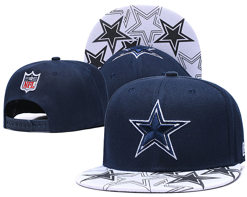 Cowboys Team Logo Navy Adjustable Hat GS