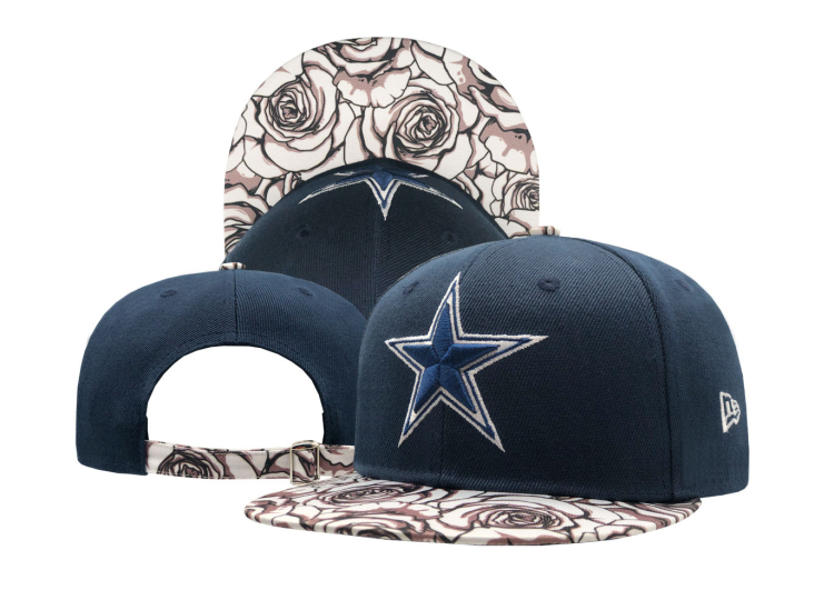 Cowboys Team Logo Navy Adjustable Hat SF
