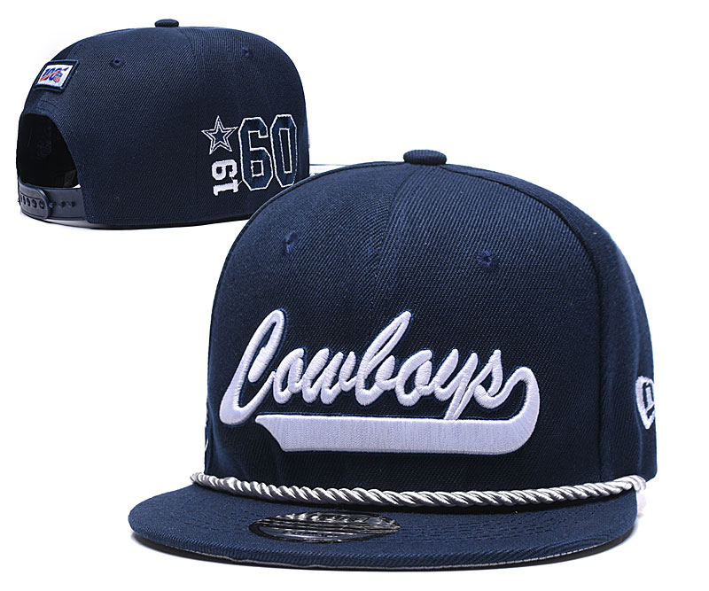 Cowboys Team Logo Navy Adjustable Hat YD