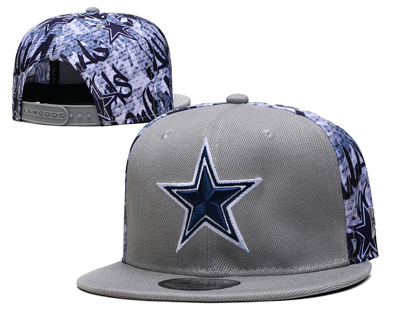 Cowboys Team Logo Snapback Hat - -TX