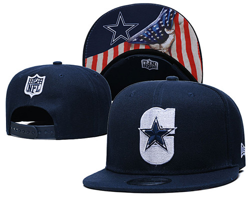 Cowboys Team Logos Adjustable Blue Hat GS