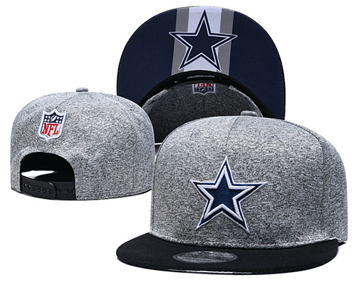 Cowboys Team Logos Adjustable Gray Hat GS