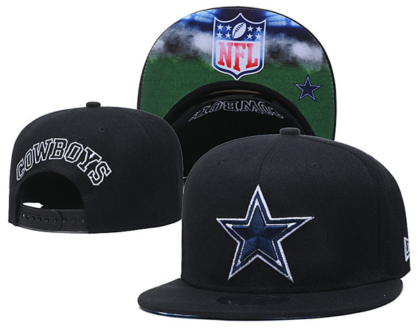 Cowboys Team Logos Adjustable Hat Black GS