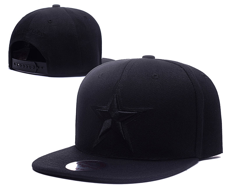 Cowboys Team logo Snapback Hat Black
