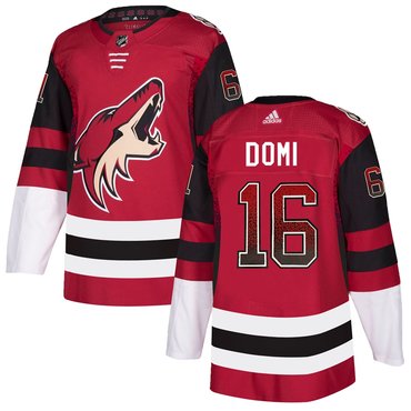 Coyotes 16 Max Domi Red Drift Fashion Adidas Jersey Coyotes 16 Max Domi Red Drift Fashion Adidas Jersey