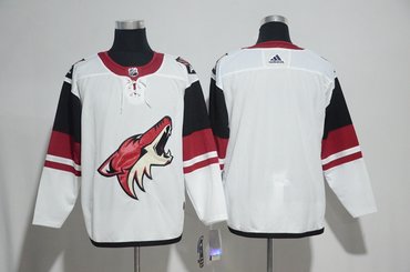 Coyotes Blank White Adidas Jersey Coyotes Blank White Adidas Jersey