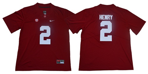 Crimson Tide #2 Derrick Henry Red SEC Patch Limited Stitched College Jersey Crimson Tide #2 Derrick Henry Red SEC Patch Limited Stitched College Jersey
