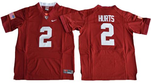 Crimson Tide #2 Jalen Hurts Red Pro Combat Stitched Youth NCAA Jersey Crimson Tide #2 Jalen Hurts Red Pro Combat Stitched Youth NCAA Jersey