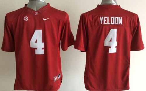 Crimson Tide #4 T.J Yeldon Red Stitched Youth NCAA Jersey Crimson Tide #4 T.J Yeldon Red Stitched Youth NCAA Jersey