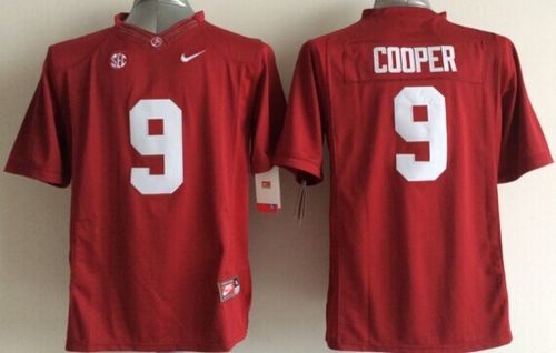 Crimson Tide #9 Amari Cooper Red SEC Patch Stitched Youth NCAA Jersey Crimson Tide #9 Amari Cooper Red SEC Patch Stitched Youth NCAA Jersey