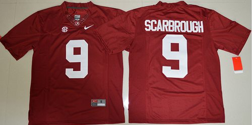 Crimson Tide #9 Bo Scarbrough Red Limited Stitched NCAA Jersey Crimson Tide #9 Bo Scarbrough Red Limited Stitched NCAA Jersey