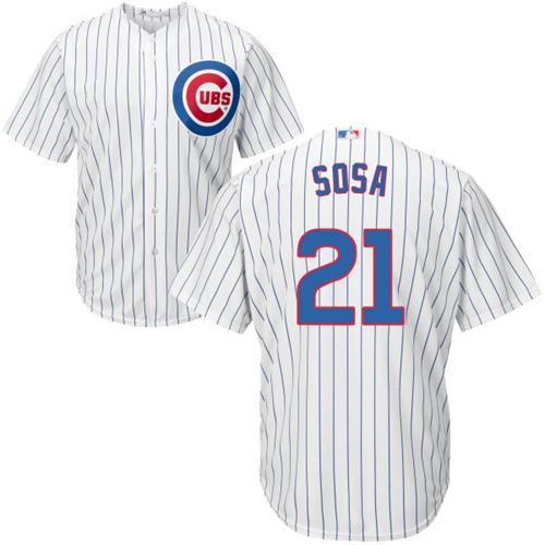 Cubs #21 Sammy Sosa White Home Stitched Youth MLB Jersey Cubs #21 Sammy Sosa White Home Stitched Youth MLB Jersey