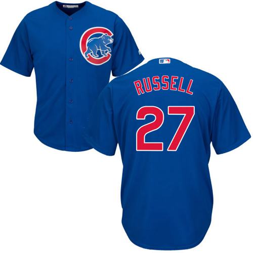 Cubs #27 Addison Russell Blue Alternate Stitched Youth MLB Jersey Cubs #27 Addison Russell Blue Alternate Stitched Youth MLB Jersey