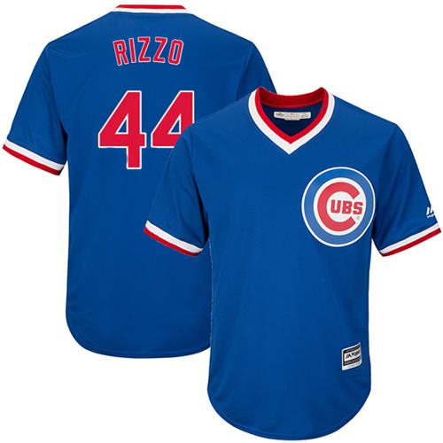 Cubs #44 Anthony Rizzo Blue Cooperstown Stitched Youth MLB Jersey Cubs #44 Anthony Rizzo Blue Cooperstown Stitched Youth MLB Jersey