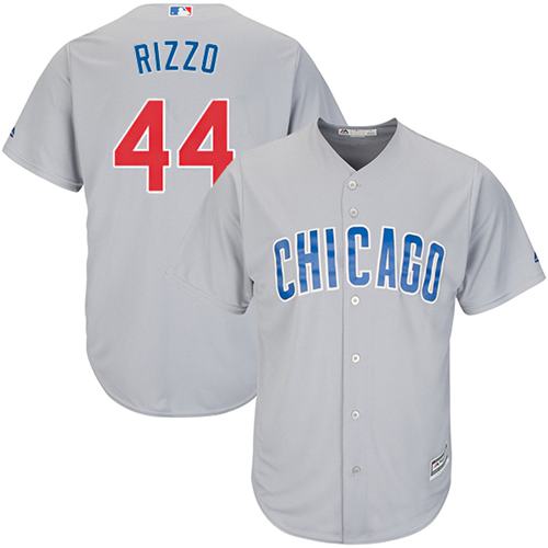 Cubs #44 Anthony Rizzo Grey Road Stitched Youth MLB Jersey Cubs #44 Anthony Rizzo Grey Road Stitched Youth MLB Jersey