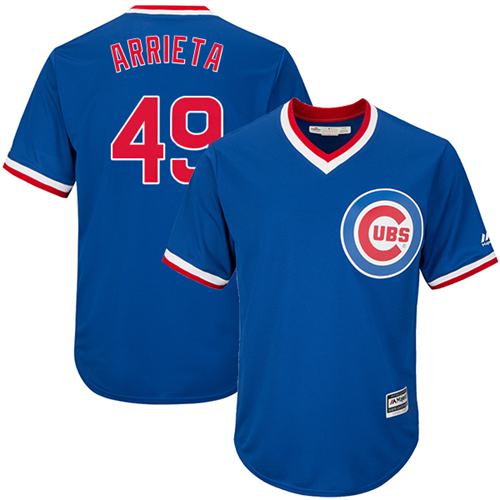 Cubs #49 Jake Arrieta Blue Cooperstown Stitched Youth MLB Jersey Cubs #49 Jake Arrieta Blue Cooperstown Stitched Youth MLB Jersey