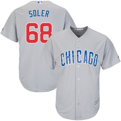 Cubs #68 Jorge Soler Grey Road Stitched Youth MLB Jersey Cubs #68 Jorge Soler Grey Road Stitched Youth MLB Jersey