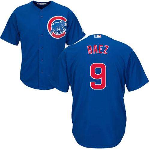Cubs #9 Javier Baez Blue Alternate Stitched Youth MLB Jersey Cubs #9 Javier Baez Blue Alternate Stitched Youth MLB Jersey