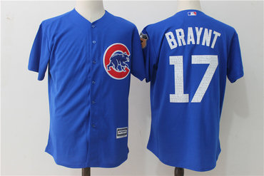 Cubs 17 Kris Bryant Royal 2017 Spring Training Cool Base Jersey
