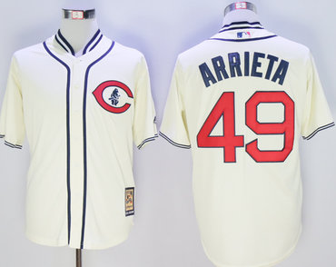 Cubs 49 Jake Arrieta 1929 Turn Back The Clock Jersey
