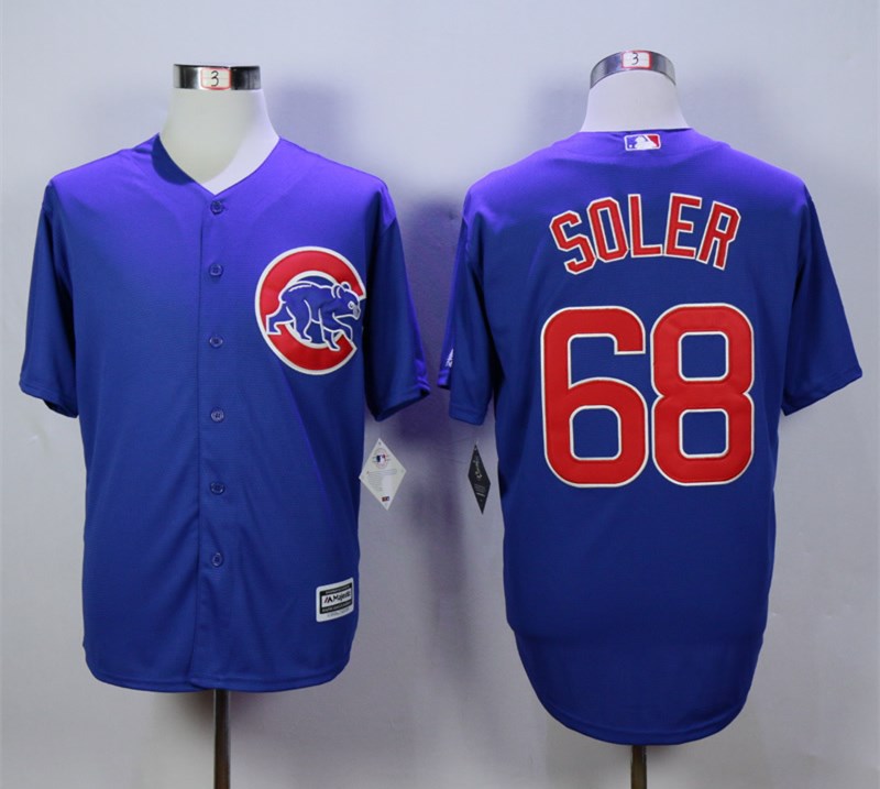 Cubs 68 Jorge Soler Royal Cool Base Jersey