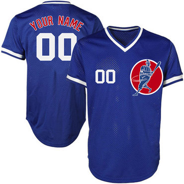 Cubs Blue Men's Customized New Design Jersey Cubs Blue Men's Customized New Design Jersey