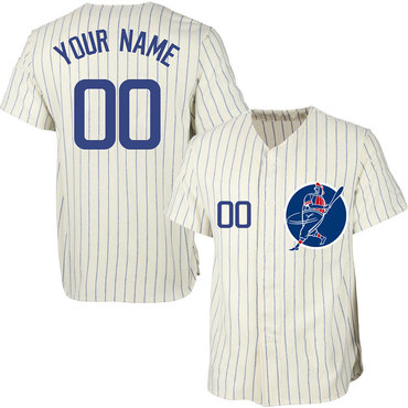 Cubs Cream Men's Customized New Design Jersey Cubs Cream Men's Customized New Design Jersey