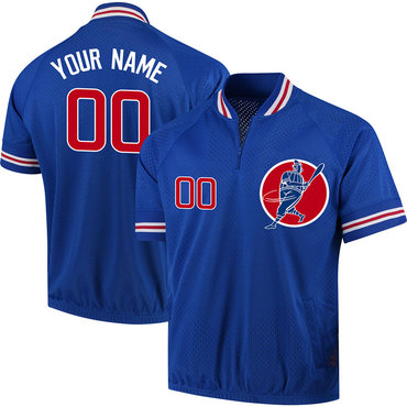 Cubs Royal Men's Customized New Design Jersey Cubs Royal Men's Customized New Design Jersey