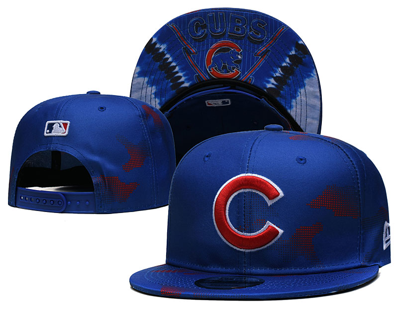 Cubs Snapback Blue Hat --YD