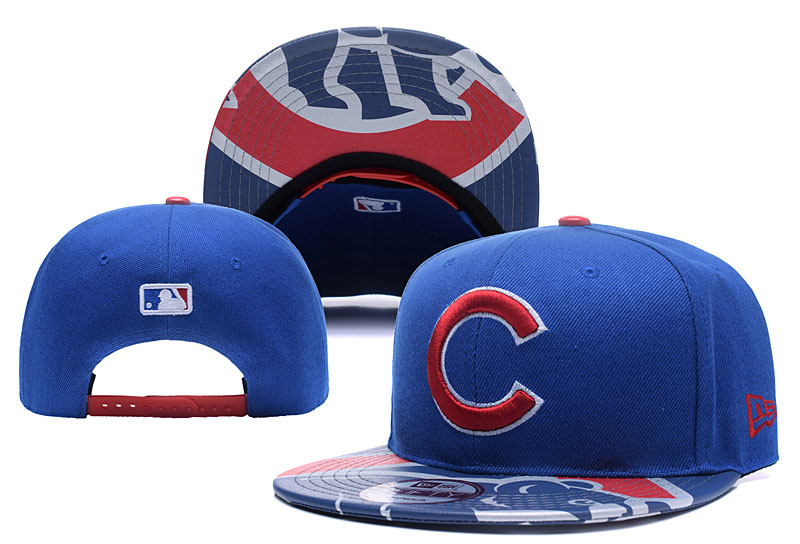 Cubs Team Logo Blue Adjustable Hat YD