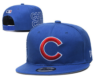 Cubs Team Logo Blue Adjustable Hat YD