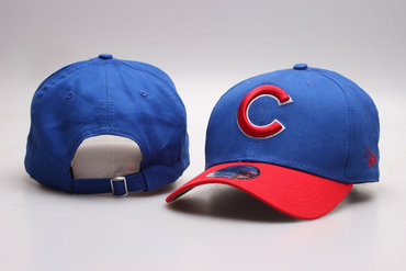 Cubs Team Logo Blue Adjustable Hat YP