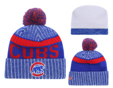 Cubs Team Logo Blue Knit Hat YD Cubs Team Logo Blue Knit Hat YD